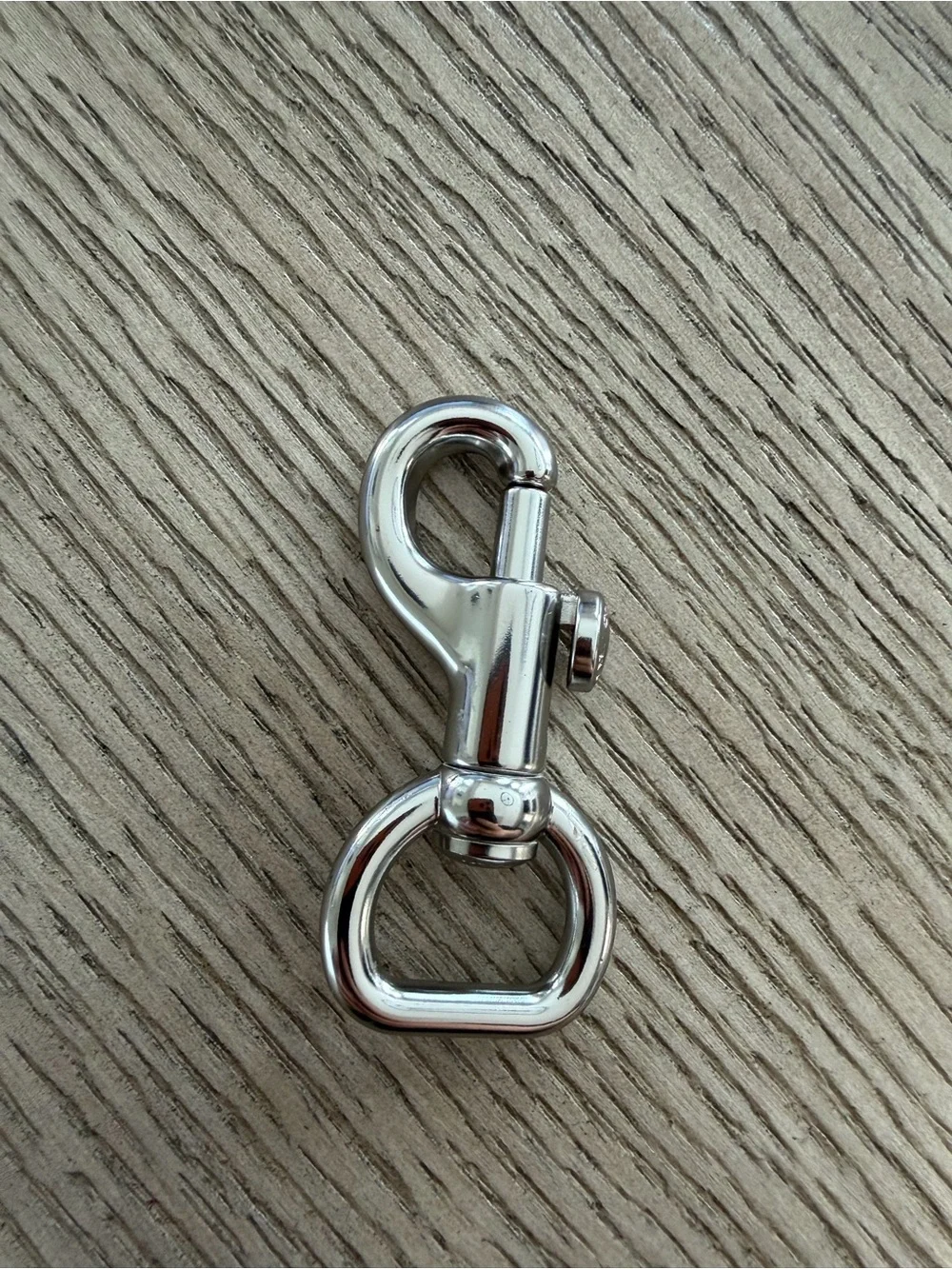Coach Silver Swivel Snap Hook